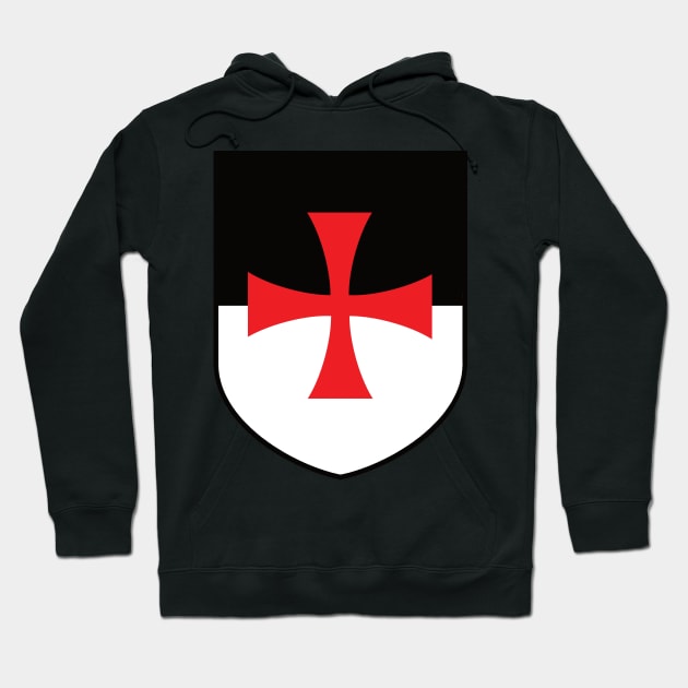 Templar Emblem Hoodie by blackroserelicsshop@gmail.com